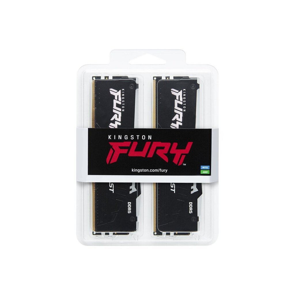 Kingston FURY Beast RGB, 32GB (2x16GB), DDR5, 6000MHz (KF560C36BBEAK2-32) kaina ir informacija | Operatyvioji atmintis (RAM) | pigu.lt