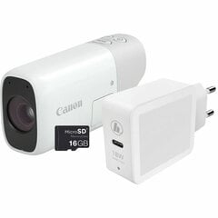 Canon PowerShot Zoom Essential Kit, белый цена и информация | Цифровые фотоаппараты | pigu.lt