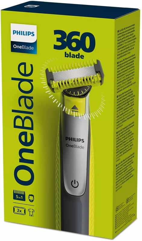 Philips OneBlade 360 QP2830/20 kaina ir informacija | Barzdaskutės | pigu.lt