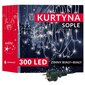 LED lempučių užuolaida Varvekliai CL4038, 300 LED kaina ir informacija | Girliandos | pigu.lt