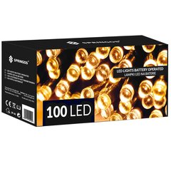 LED Girlianda 10 m, 100 LED kaina ir informacija | Girliandos | pigu.lt