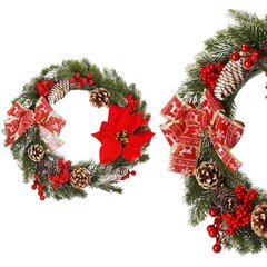 Рождественская декорация Венок цена и информация | Рождественские украшения | pigu.lt