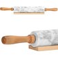 Akmens kočėlas-volas su marmuriniu pagrindu 46 cm цена и информация | Virtuvės įrankiai | pigu.lt