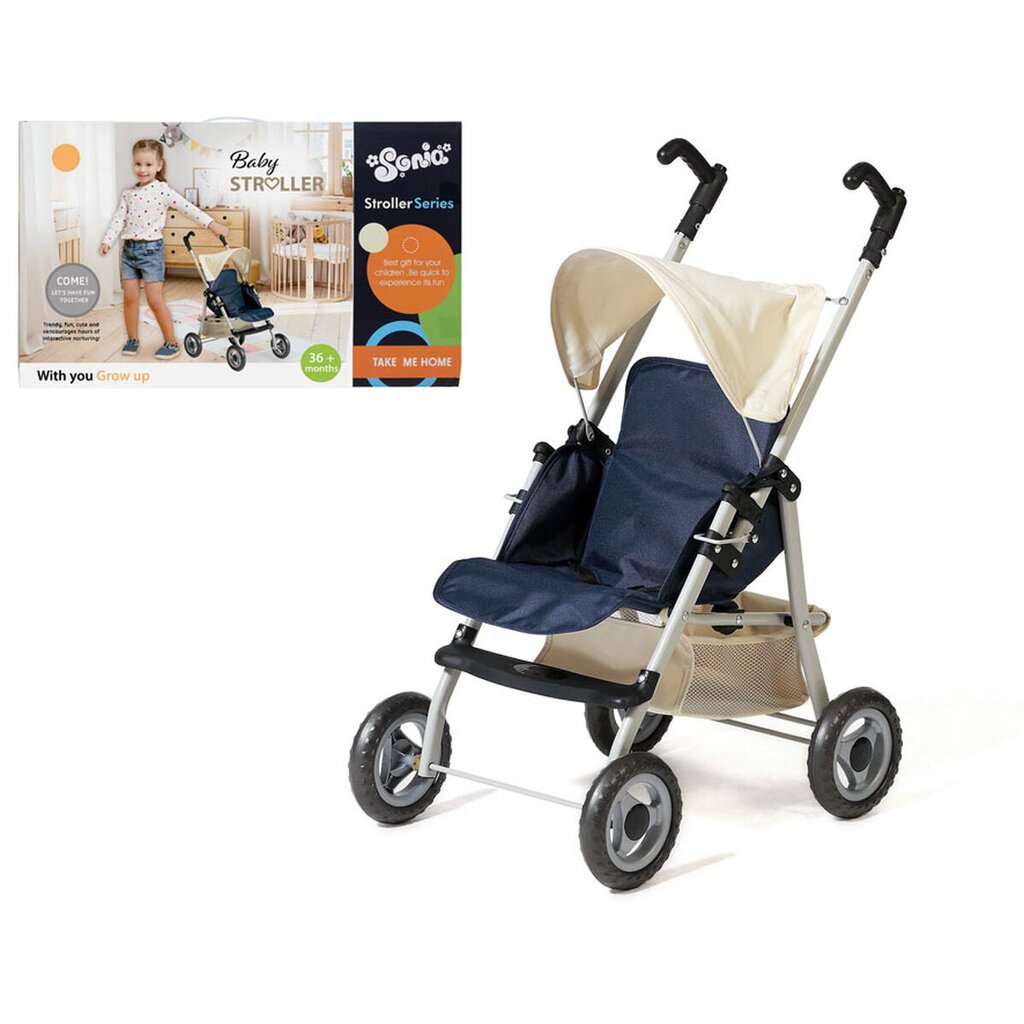 Lėlių vežimėlis Stroller Series 50 x 30 cm kaina ir informacija | Žaislai mergaitėms | pigu.lt