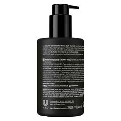 Tonizuojanti plaukų kaukė Dark Brown (Colouring Mask) 200 ml цена и информация | Бальзамы, кондиционеры | pigu.lt