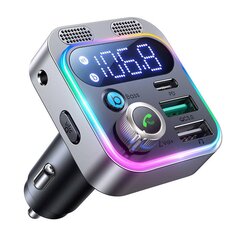 FM transmitter for Joyroom JR-CL16, USB + USB-C, 48 Вт (black) цена и информация | FM-модуляторы | pigu.lt