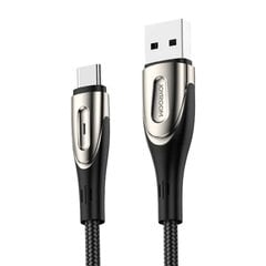 USB to USB-C cable Joyroom Sharp S-M411 3A, 2 м (black) цена и информация | Кабели для телефонов | pigu.lt