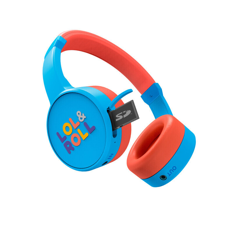 Energy Sistem Lol&Roll Pop Kids Bluetooth Headphones Blue kaina ir informacija | Ausinės | pigu.lt