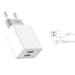 XO wall charger L65, 2xUSB, 2,4A kaina ir informacija | Krovikliai telefonams | pigu.lt