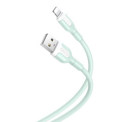 XO cable NB212 USB - Lightning 1,0 m 2,1A green цена и информация | Кабели и провода | pigu.lt