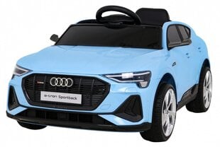 Vaikiškas elektromobilis Audi E-Tron Sportback, mėlynas цена и информация | Электромобили для детей | pigu.lt