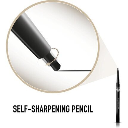 Akių kontūro pieštukas Max Factor Excess Intensity Longwear Eyeliner 04 Black цена и информация | Akių šešėliai, pieštukai, blakstienų tušai, serumai | pigu.lt