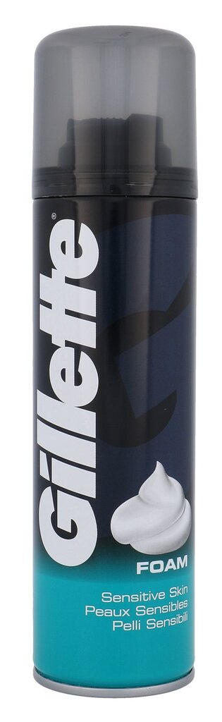 Skutimosi putos jautriai odai Gillette Sensitive, 200 ml kaina ir informacija | Skutimosi priemonės ir kosmetika | pigu.lt