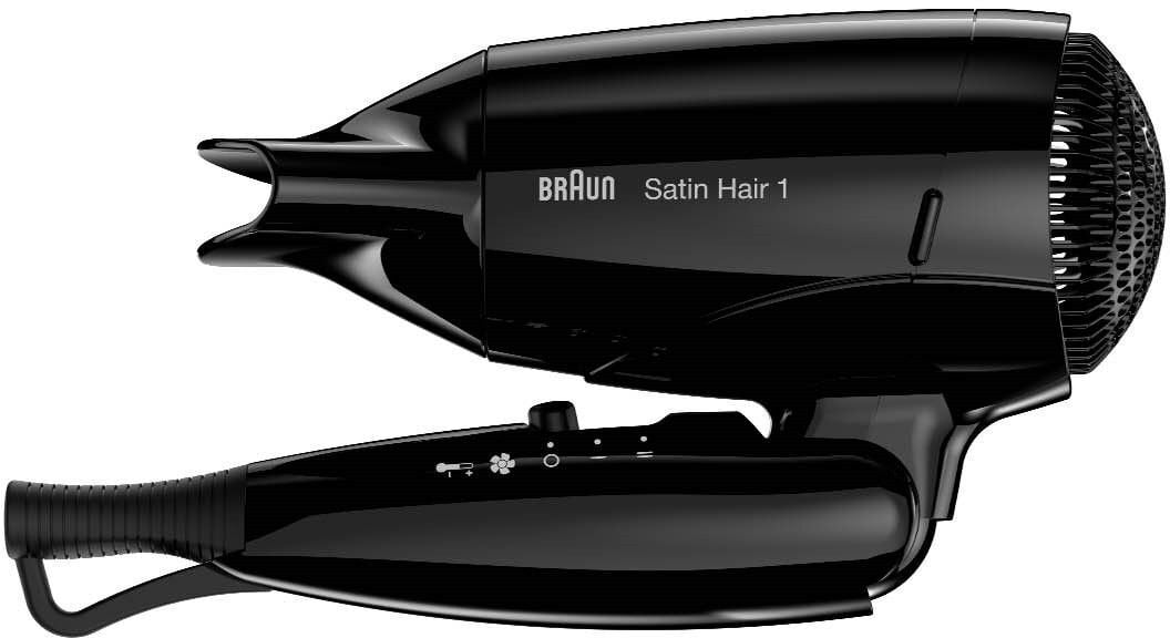 Braun Satin Hair 1 Style&Go HD130 kaina ir informacija | Plaukų džiovintuvai | pigu.lt