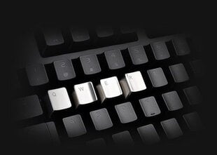 Thermaltake Metalcaps for MEKA keyboards, Metal QWER + ESC keys (EA-MTC-AKCSIL-QW) цена и информация | Аксессуары для компонентов | pigu.lt