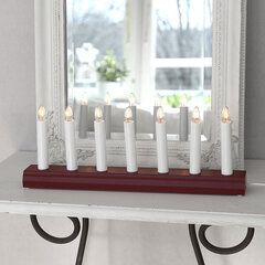 Advent candle IDA H15cm, red цена и информация | Подсвечники, свечи | pigu.lt