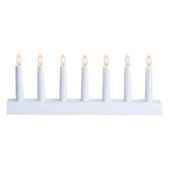 Advent candle IDA H15cm, white цена и информация | Подсвечники, свечи | pigu.lt