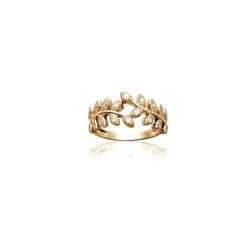 Paauksuotas žiedas 750° Mon Tresor kaina ir informacija | Žiedai | pigu.lt