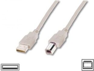 Assmann AK-300105-050-E, USB-A/USB-B, 5 м цена и информация | Кабели и провода | pigu.lt