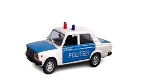 Estijos policijos ir sienos apsaugos tarnybos automobilio VAZ LADA 2107 modelis, 1:43 kaina ir informacija | Kolekciniai modeliukai | pigu.lt