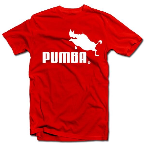 Marškinėliai "PUMBA" kaina ir informacija | Originalūs marškinėliai | pigu.lt