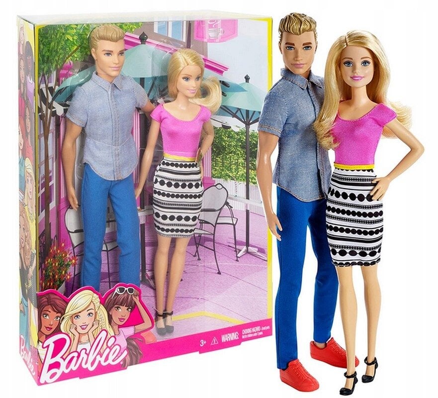 Lėlė Barbie ir Ken rinkinys, DLH76 kaina ir informacija | Žaislai mergaitėms | pigu.lt