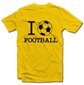 Marškinėliai "I love football" цена и информация | Originalūs marškinėliai | pigu.lt