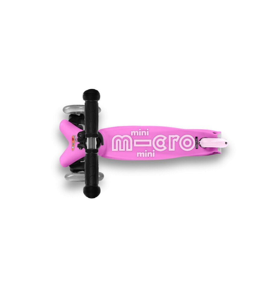 Triratis paspirtukas Micro Mini2go Deluxe - Pink kaina ir informacija | Paspirtukai | pigu.lt
