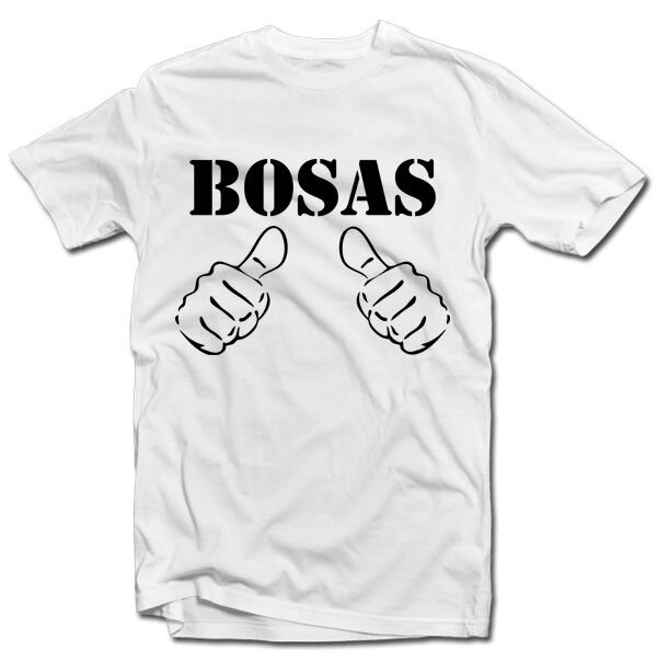 Marškinėliai "BOSAS" kaina ir informacija | Originalūs marškinėliai | pigu.lt