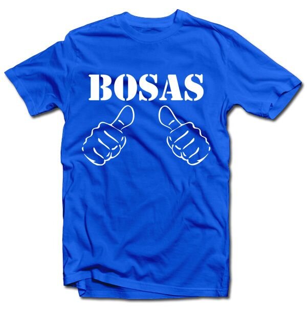 Marškinėliai "BOSAS" kaina ir informacija | Originalūs marškinėliai | pigu.lt
