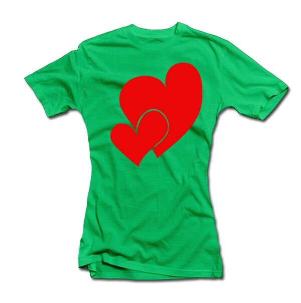 Moteriški marškinėliai "Širdelės" цена и информация | Originalūs marškinėliai | pigu.lt