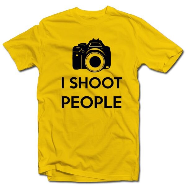 Marškinėliai "I shoot people" цена и информация | Originalūs marškinėliai | pigu.lt