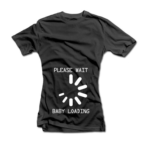 Moteriški marškinėliai "Baby loading" цена и информация | Originalūs marškinėliai | pigu.lt