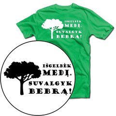 Marškinėliai "Išgelbėk medį" kaina ir informacija | Originalūs marškinėliai | pigu.lt