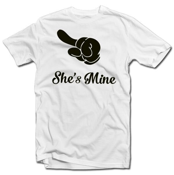 Marškinėliai "She's mine" цена и информация | Originalūs marškinėliai | pigu.lt