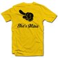 Marškinėliai "She's mine" kaina ir informacija | Originalūs marškinėliai | pigu.lt