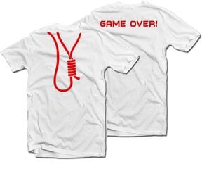 Мужская футболка " Game Over" цена и информация | Оригинальные футболки | pigu.lt