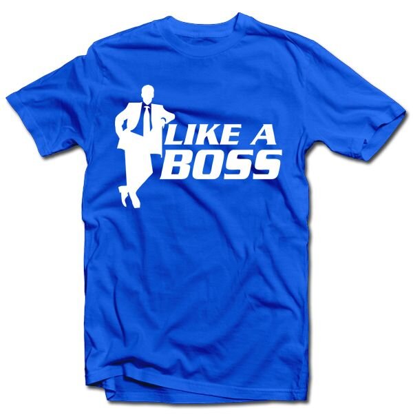 Marškinėliai "Like a boss" цена и информация | Originalūs marškinėliai | pigu.lt