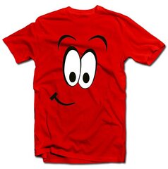 Marškinėliai "Linksmas veidukas" kaina ir informacija | Originalūs marškinėliai | pigu.lt