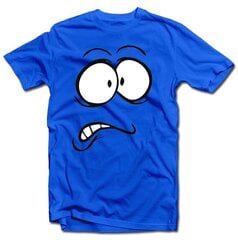 Мужская футболка "Испуганное лицо" цена и информация | Оригинальные футболки | pigu.lt