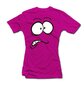 Moteriški marškinėliai "Išsigandęs veidukas" kaina ir informacija | Originalūs marškinėliai | pigu.lt