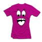 Moteriški marškinėliai "Nustebęs veidukas" kaina ir informacija | Originalūs marškinėliai | pigu.lt