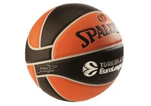 Баскетбольный мяч Spalding Euroleague TF-500 Replica, размер 7 цена и информация | Баскетбольные мячи | pigu.lt