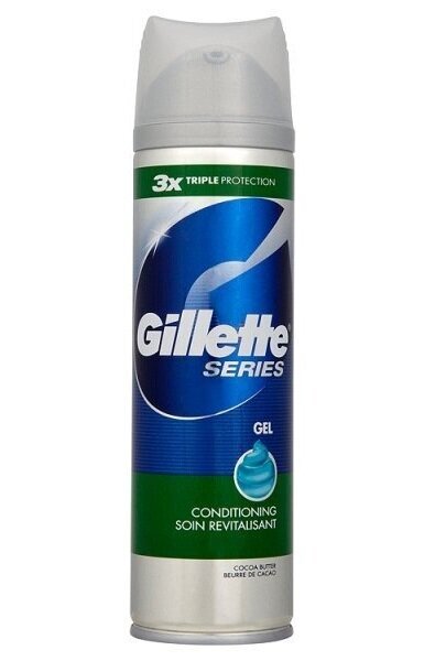 Skutimosi želė Gillette Series Conditioning 200 ml kaina ir informacija | Skutimosi priemonės ir kosmetika | pigu.lt