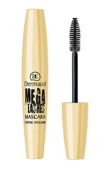 Blakstienų tušas Dermacol Mega Lashes Black, 12 ml kaina ir informacija | Akių šešėliai, pieštukai, blakstienų tušai, serumai | pigu.lt