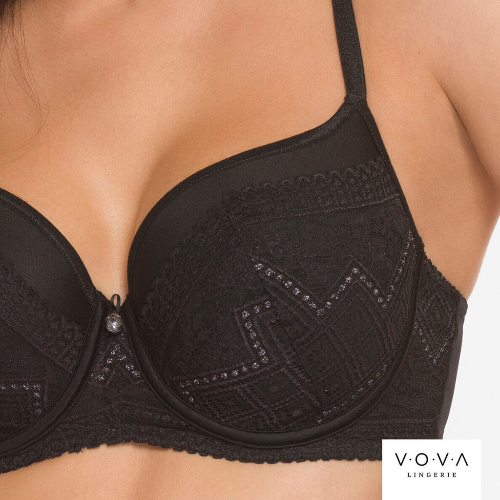 Liemenėlė spacer Black Diamonds, V.O.V.A. Lingerie kaina ir informacija | Liemenėlės | pigu.lt