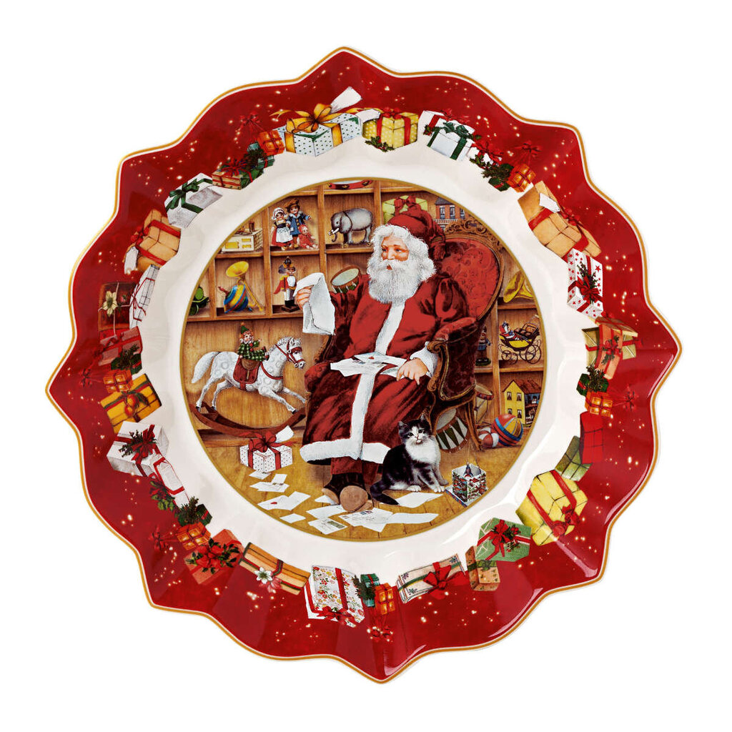 Villeroy & Boch Toy`s Fantasy kalėdinė lėkštė, 25 cm цена и информация | Indai, lėkštės, pietų servizai | pigu.lt
