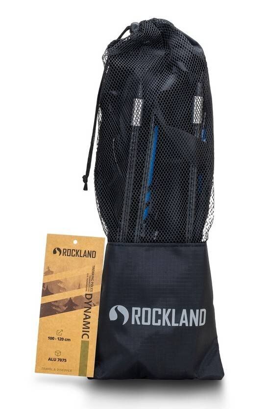 Trekingo lazdos Rockland Dynamic, juodos/mėlynos цена и информация | Ėjimo lazdos | pigu.lt