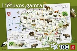 Delione Jāņa sēta Lietuvos gamta, 100 d. цена и информация | Пазлы | pigu.lt