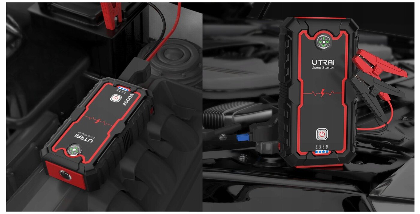 BOOSTER JUMP STARTER GALINGAS GREITO ĮKROVIMO 22000mAH 2000A kaina ir informacija | Akumuliatorių krovikliai | pigu.lt